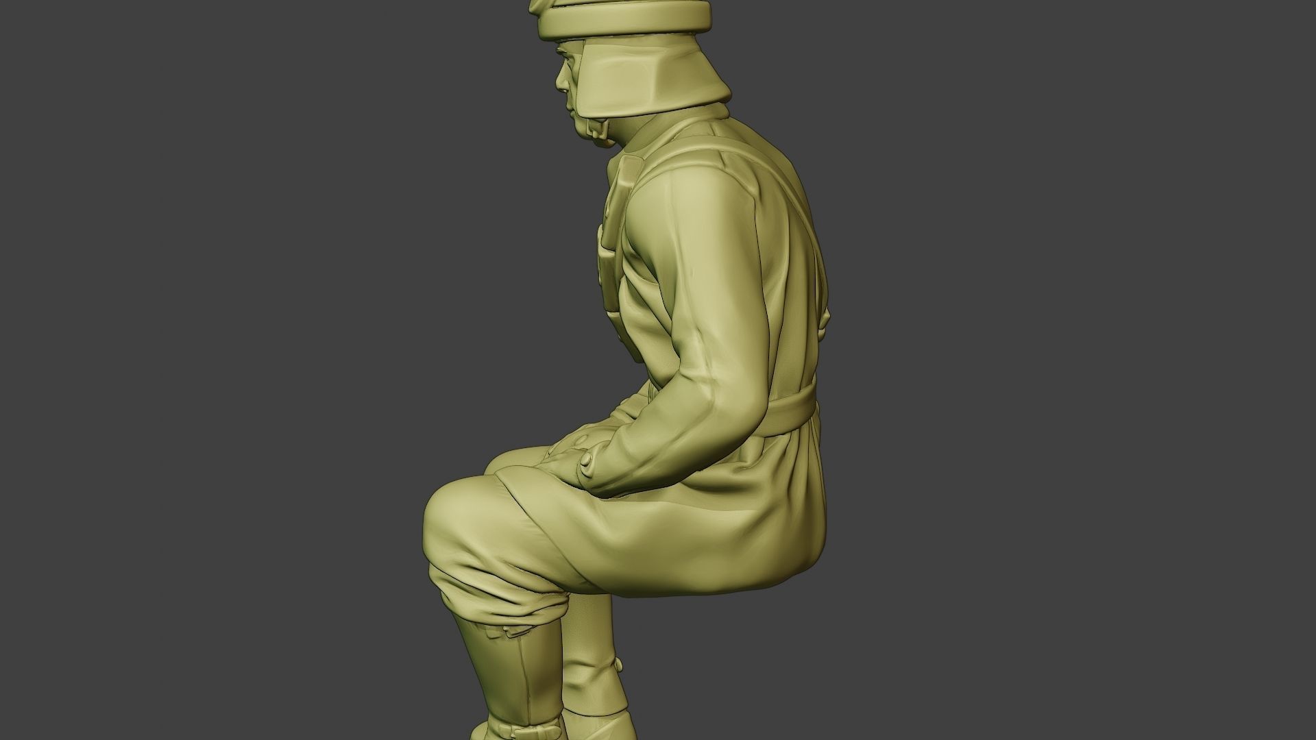 Italian Tank Crew Unit ww2 Sit2 ITCU1 3D print model_26