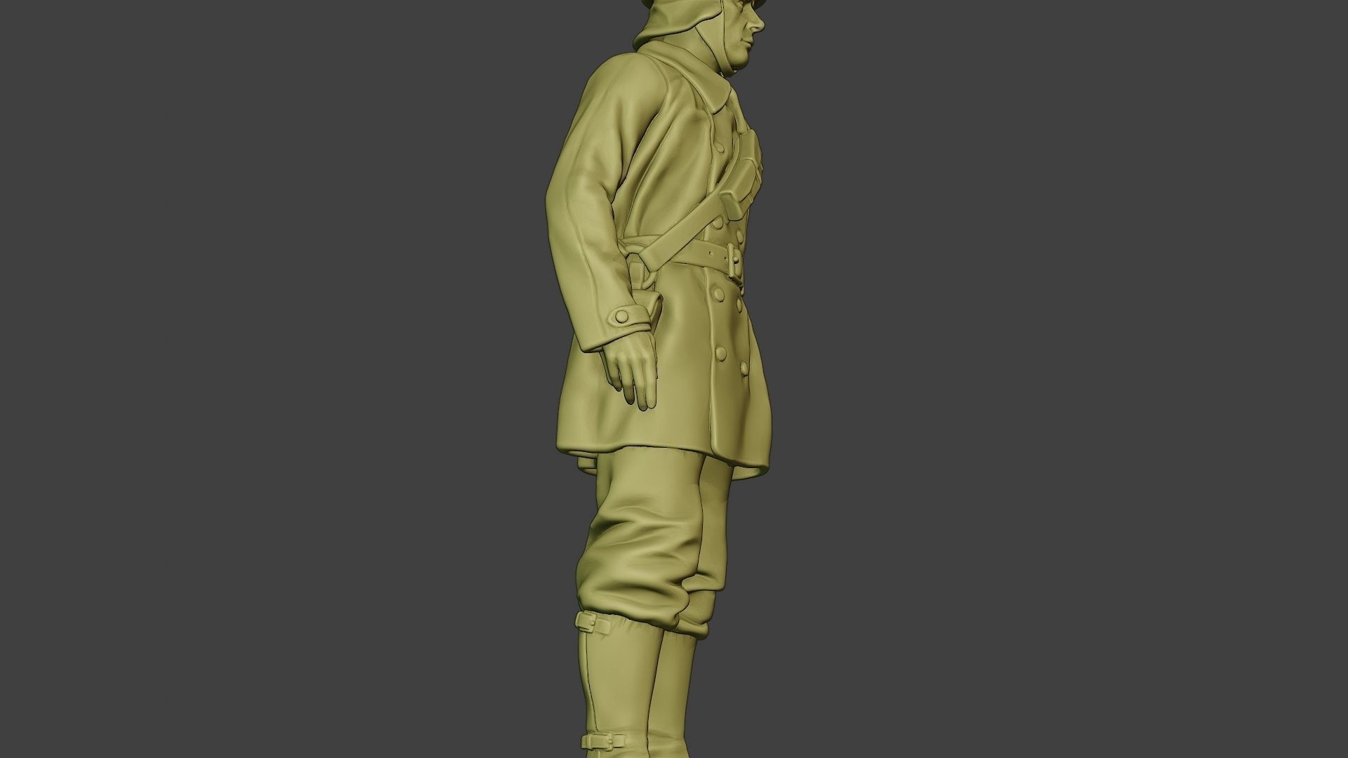 Italian Tank Crew Unit ww2 Stand2 ITCU1 3D print model_29