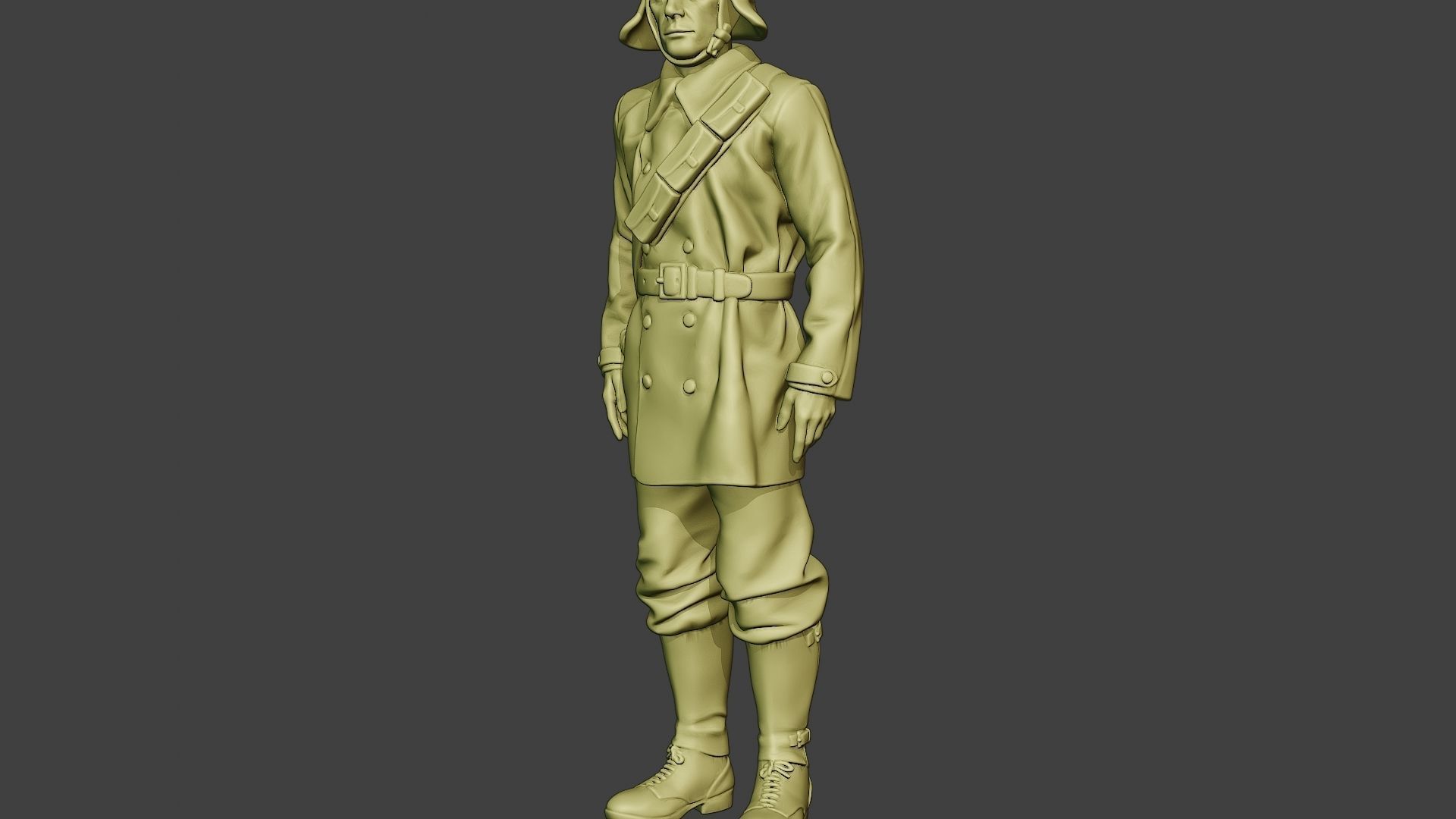 Italian Tank Crew Unit ww2 Stand2 ITCU1 3D print model_27