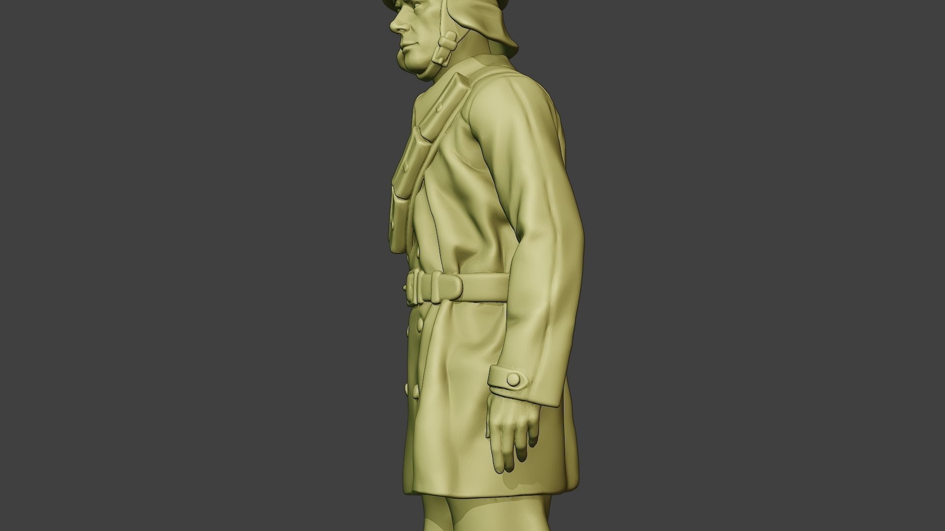 Italian Tank Crew Unit ww2 Stand2 ITCU1 3D print model_17