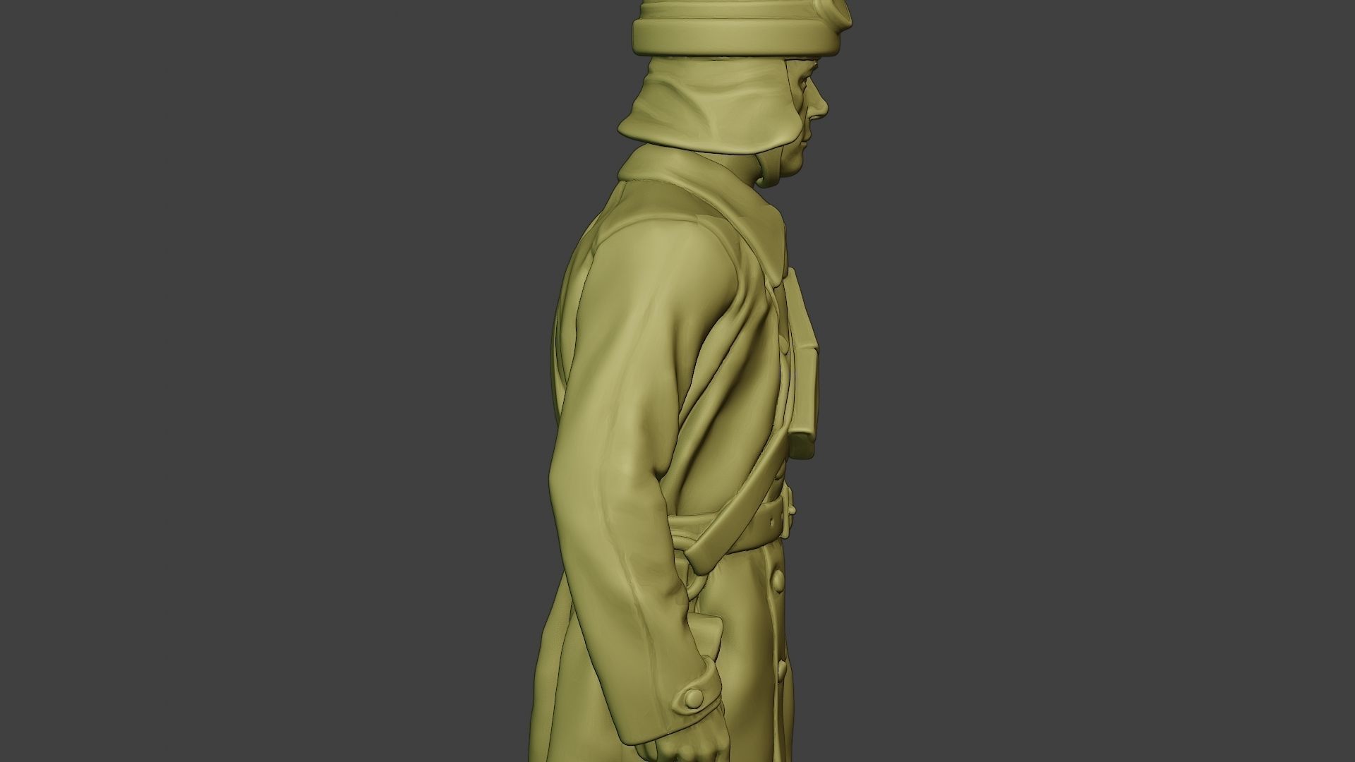 Italian Tank Crew Unit ww2 Stand2 ITCU1 3D print model_20