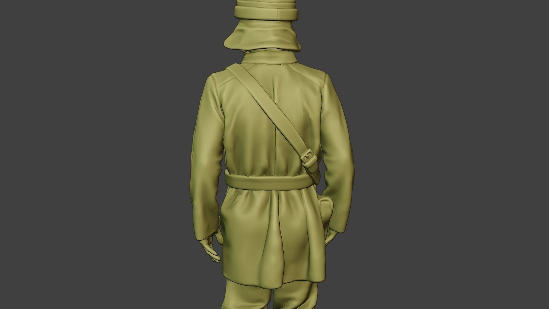 Italian Tank Crew Unit ww2 Stand2 ITCU1 3D print model_21