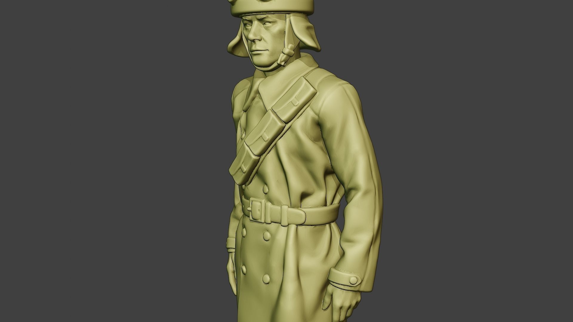 Italian Tank Crew Unit ww2 Stand2 ITCU1 3D print model_18