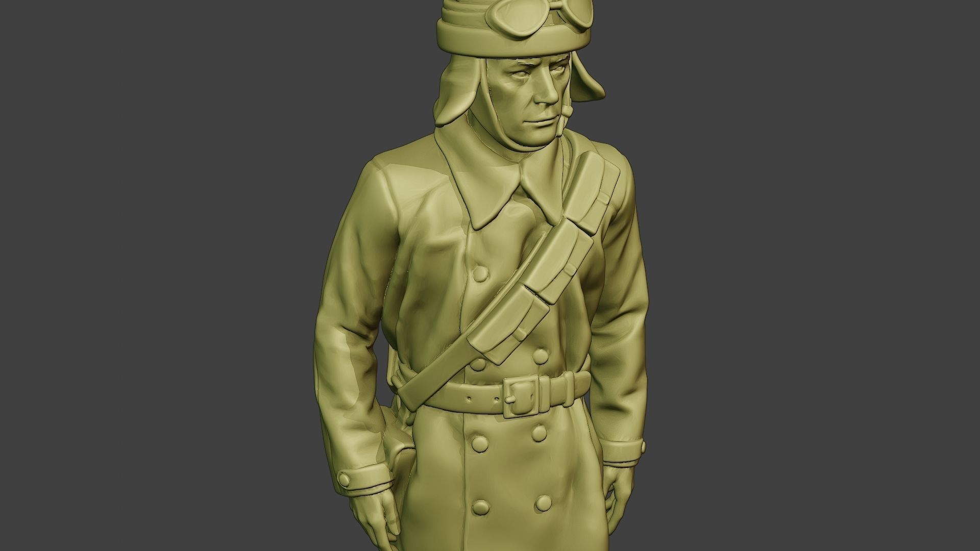 Italian Tank Crew Unit ww2 Stand2 ITCU1 3D print model_19