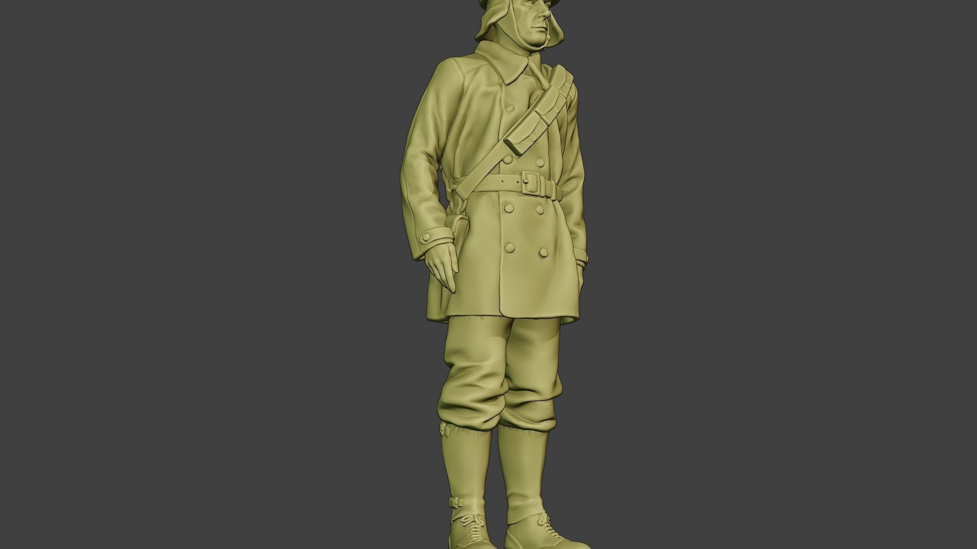Italian Tank Crew Unit ww2 Stand2 ITCU1 3D print model_13