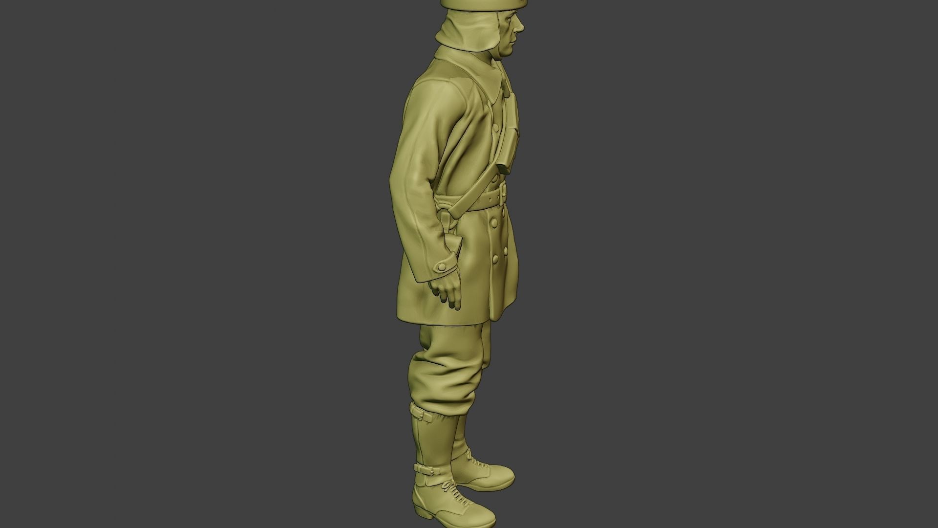 Italian Tank Crew Unit ww2 Stand2 ITCU1 3D print model_30