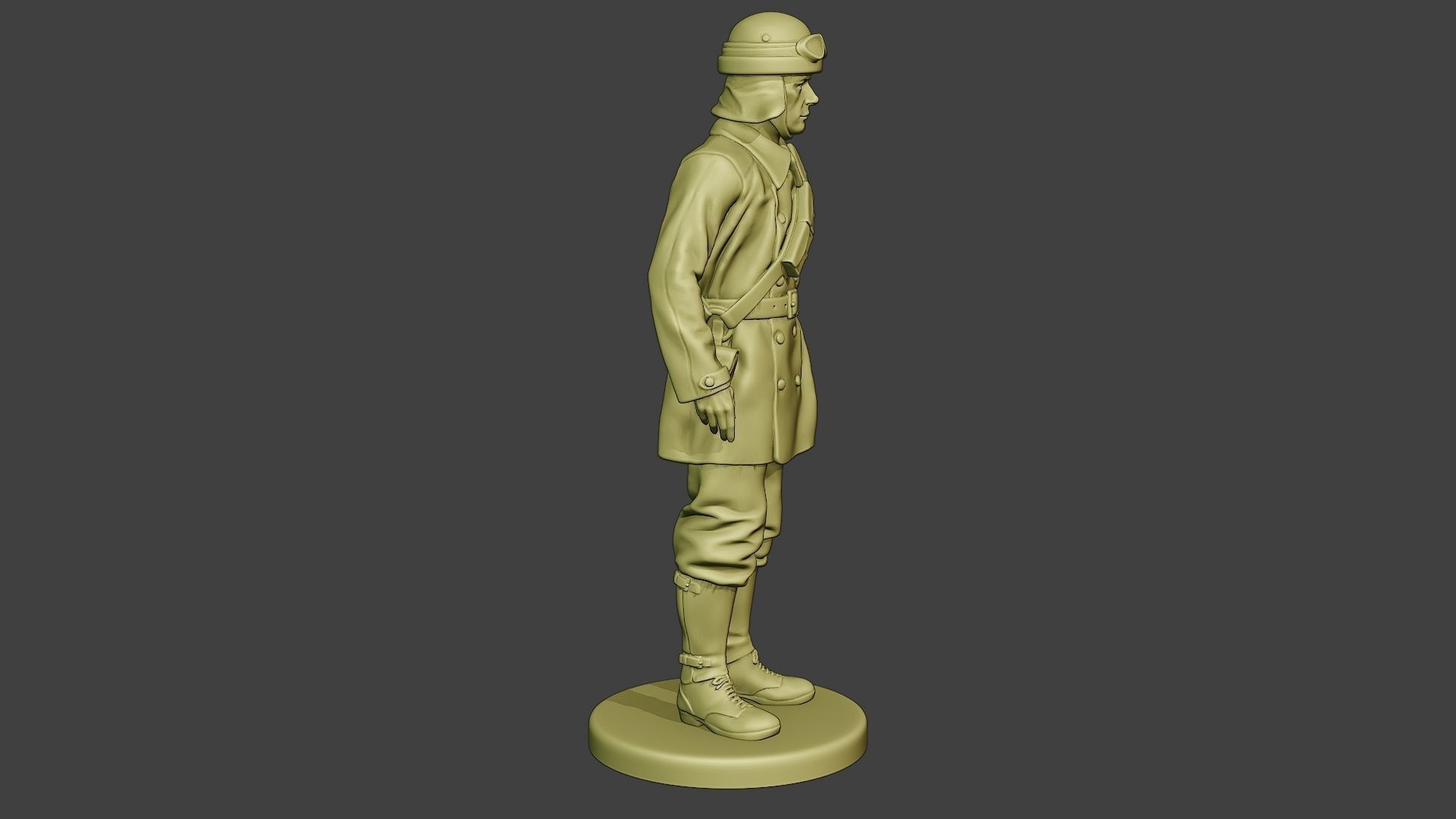 Italian Tank Crew Unit ww2 Stand2 ITCU1 3D print model_9