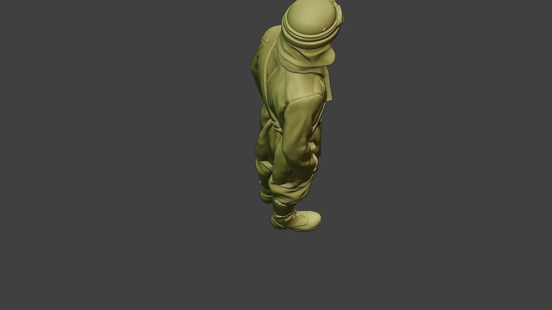 Italian Tank Crew Unit ww2 Stand2 ITCU1 3D print model_23