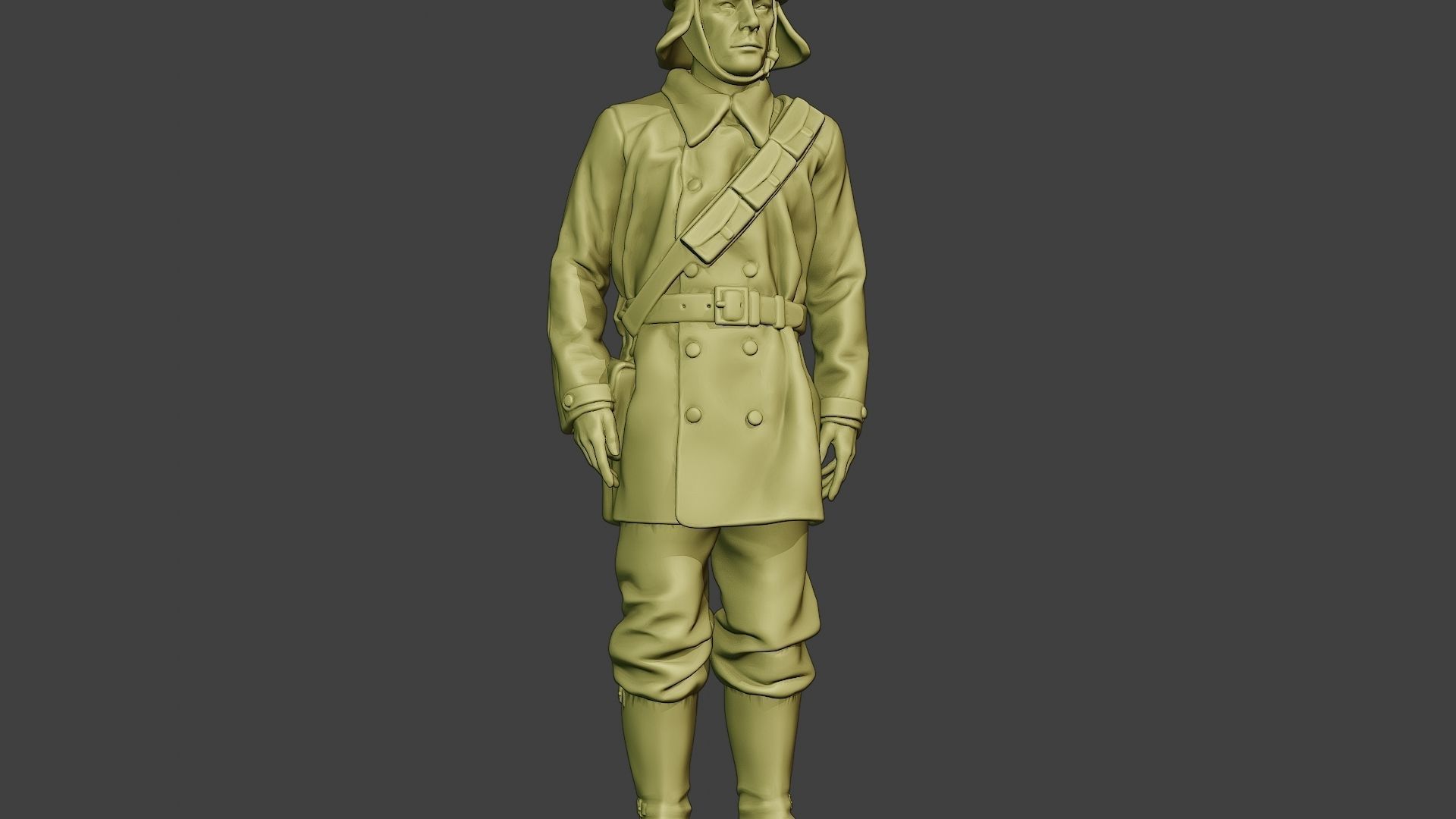 Italian Tank Crew Unit ww2 Stand2 ITCU1 3D print model_28