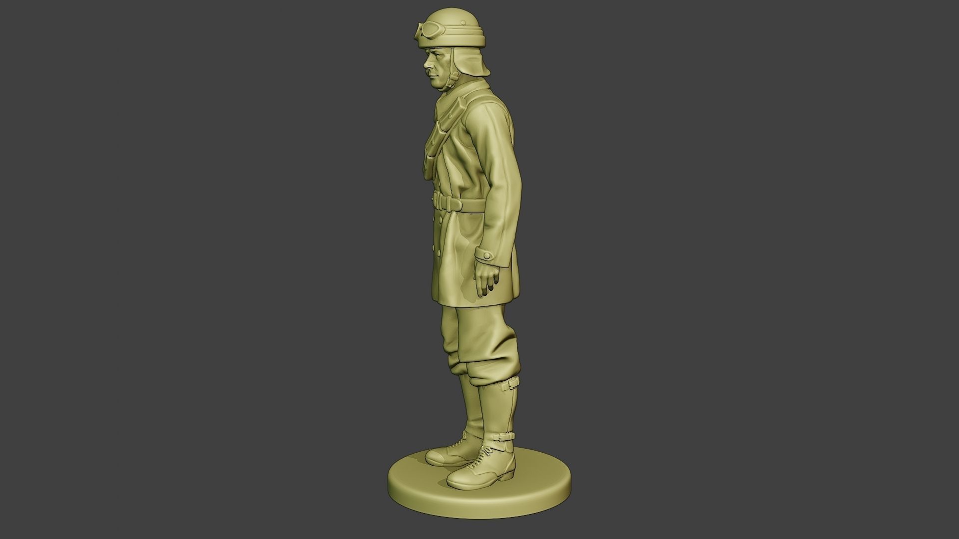 Italian Tank Crew Unit ww2 Stand2 ITCU1 3D print model_3