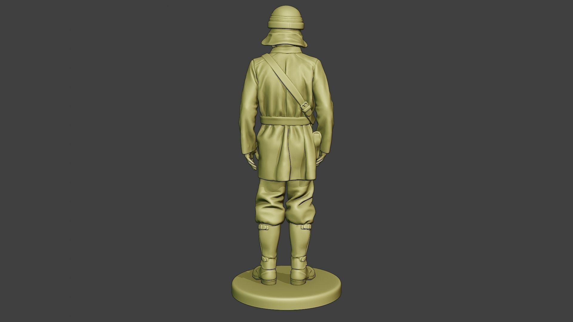 Italian Tank Crew Unit ww2 Stand2 ITCU1 3D print model_6