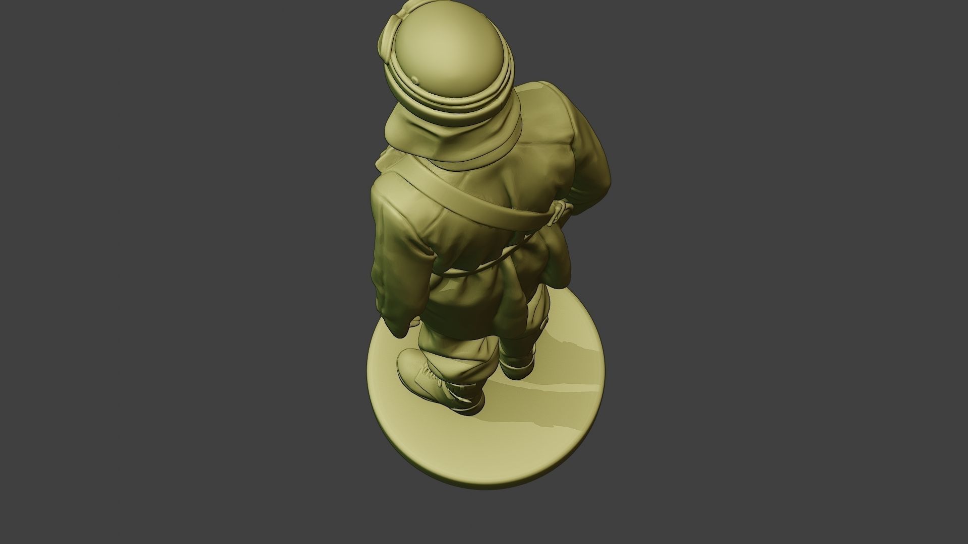 Italian Tank Crew Unit ww2 Stand2 ITCU1 3D print model_16