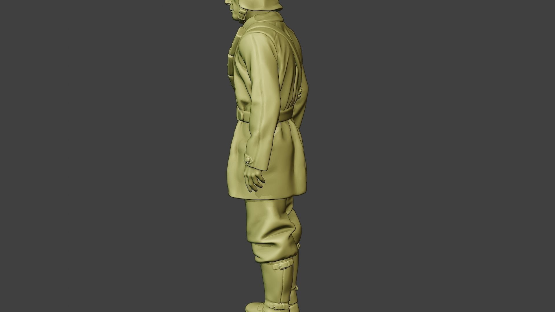 Italian Tank Crew Unit ww2 Stand2 ITCU1 3D print model_26