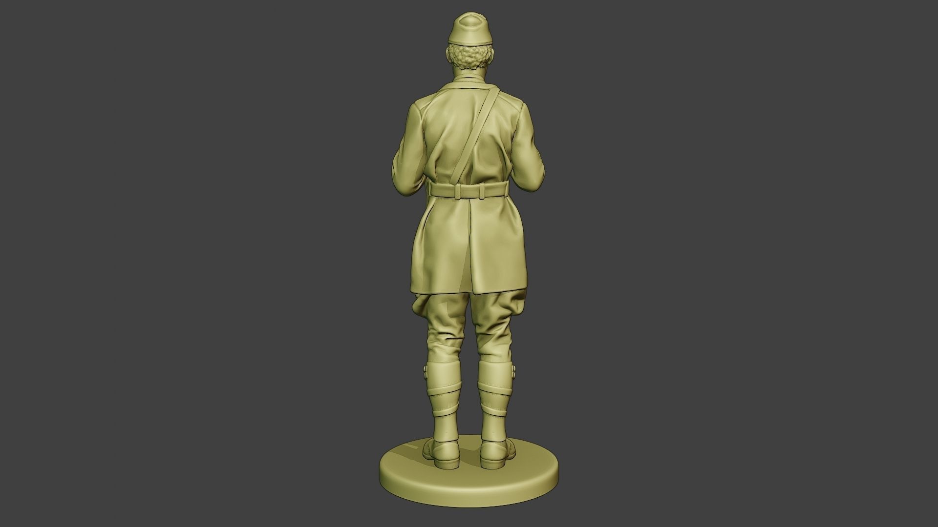Italian Tank Crew Unit ww2 Action2 ITCU1 3D print model_6