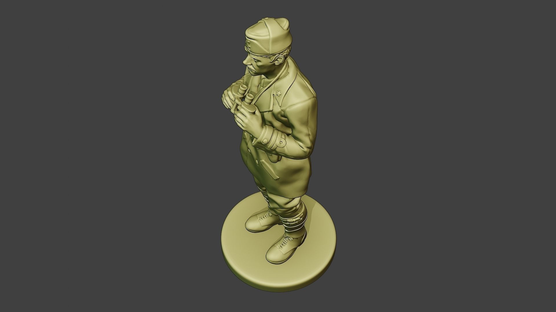 Italian Tank Crew Unit ww2 Action2 ITCU1 3D print model_15