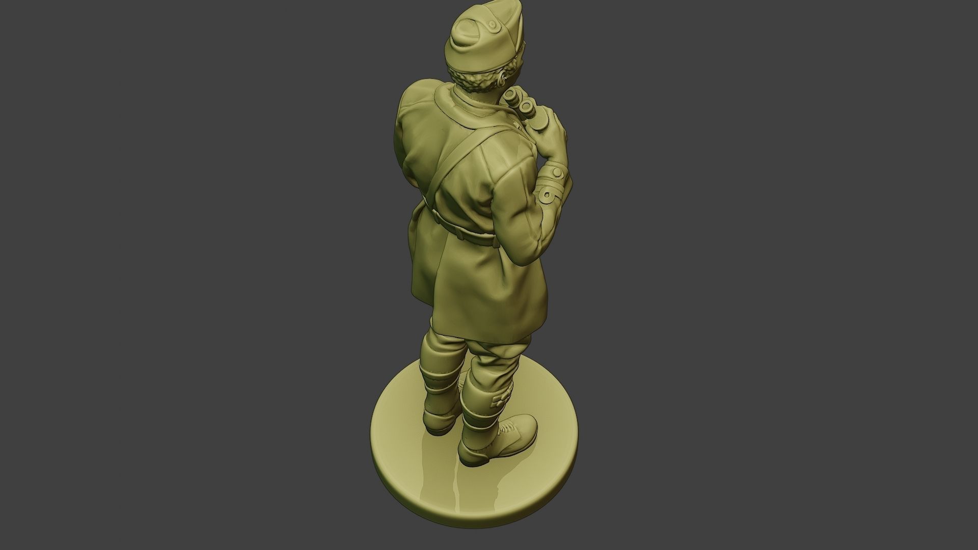 Italian Tank Crew Unit ww2 Action2 ITCU1 3D print model_22
