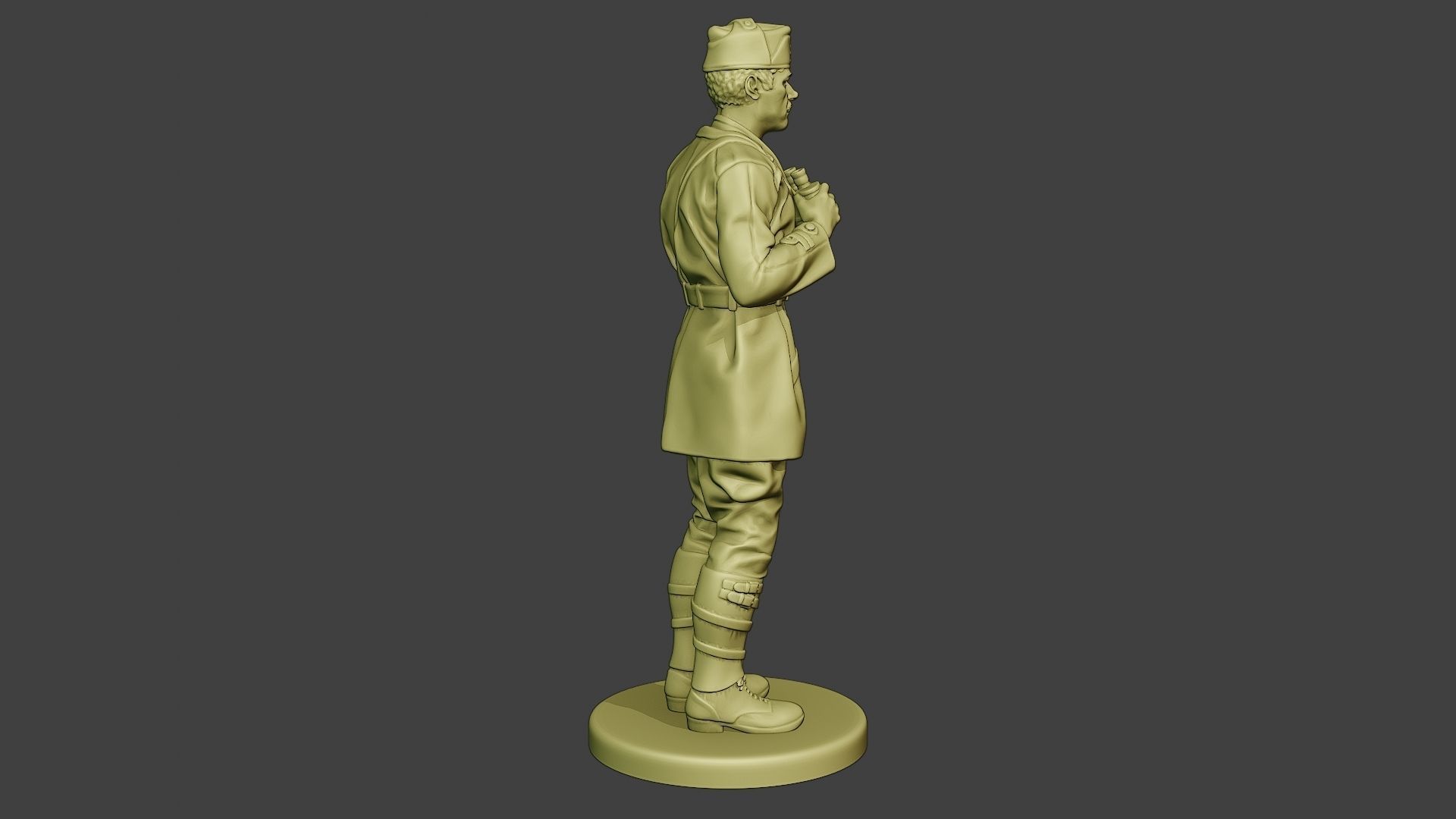 Italian Tank Crew Unit ww2 Action2 ITCU1 3D print model_8
