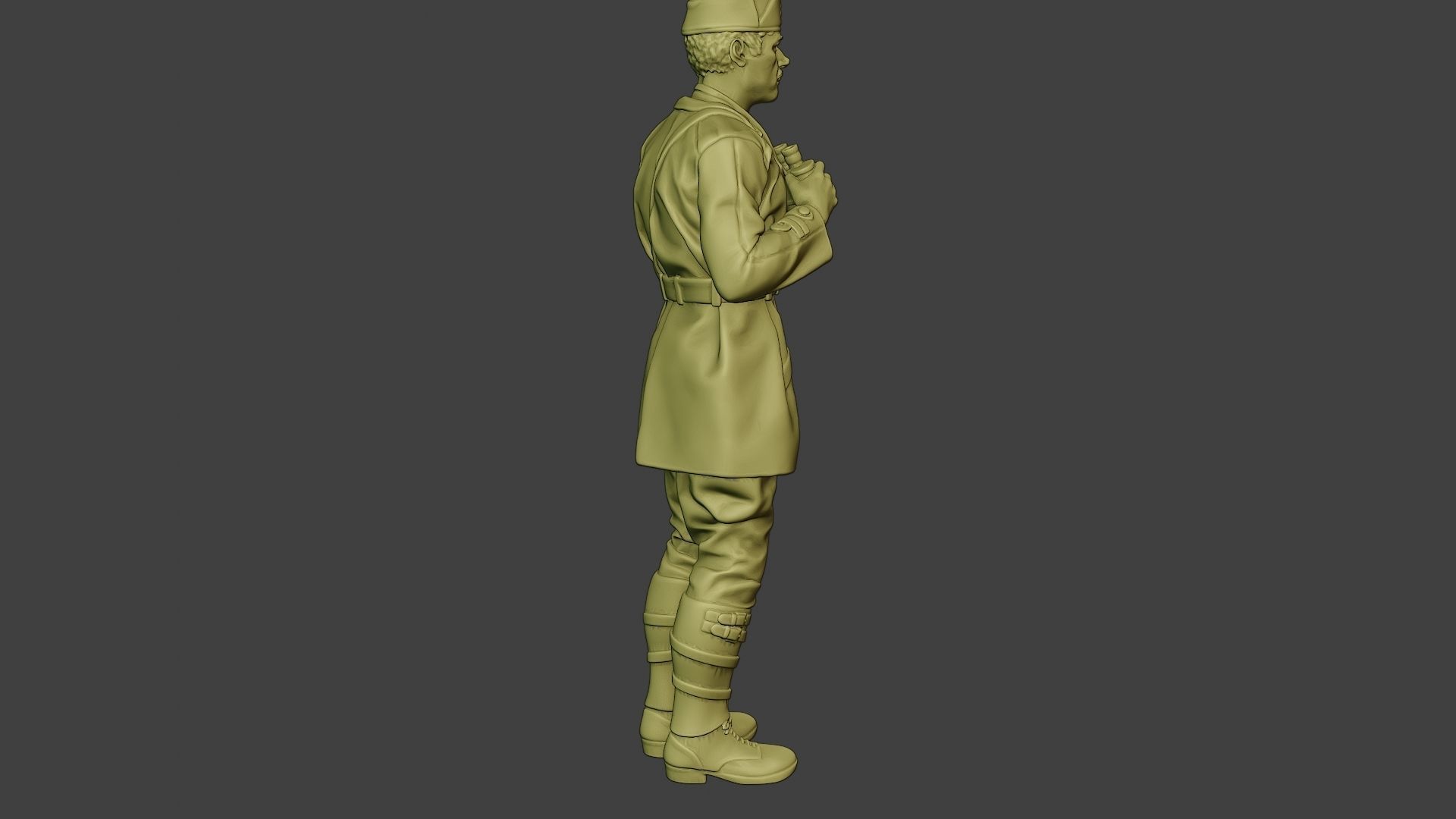 Italian Tank Crew Unit ww2 Action2 ITCU1 3D print model_31