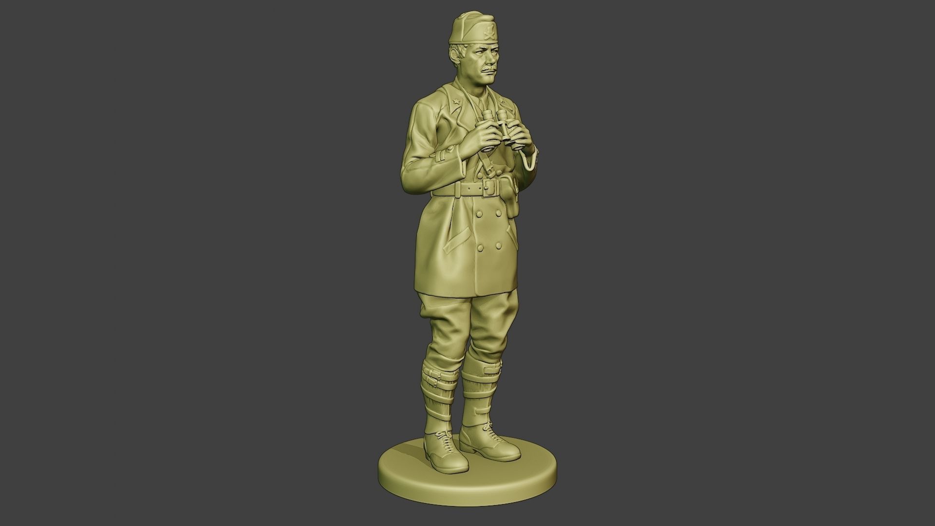 Italian Tank Crew Unit ww2 Action2 ITCU1 3D print model_10