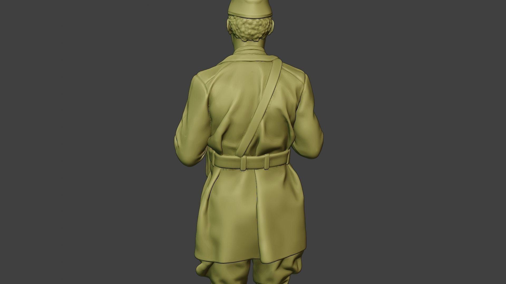 Italian Tank Crew Unit ww2 Action2 ITCU1 3D print model_21