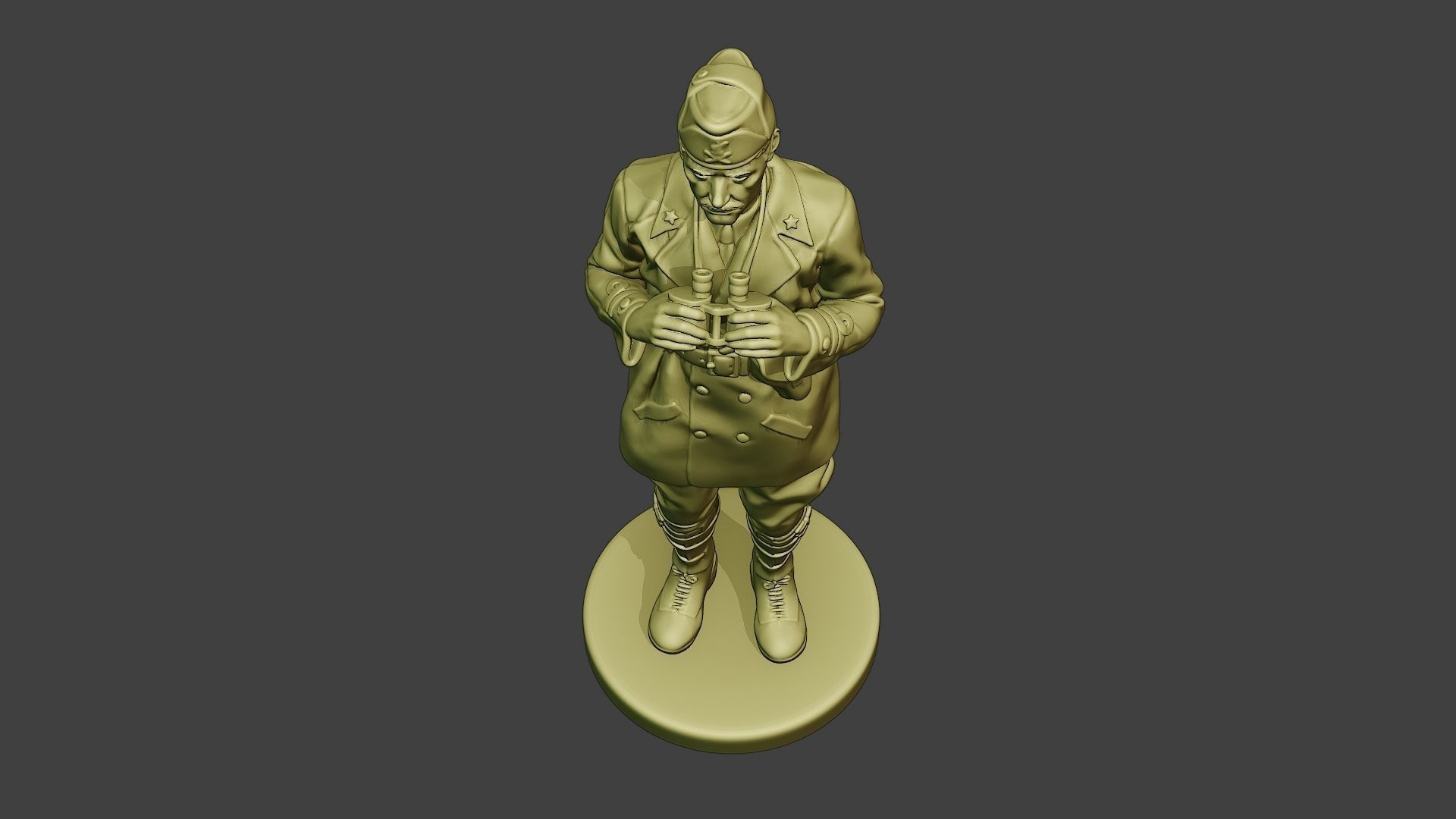 Italian Tank Crew Unit ww2 Action2 ITCU1 3D print model_14