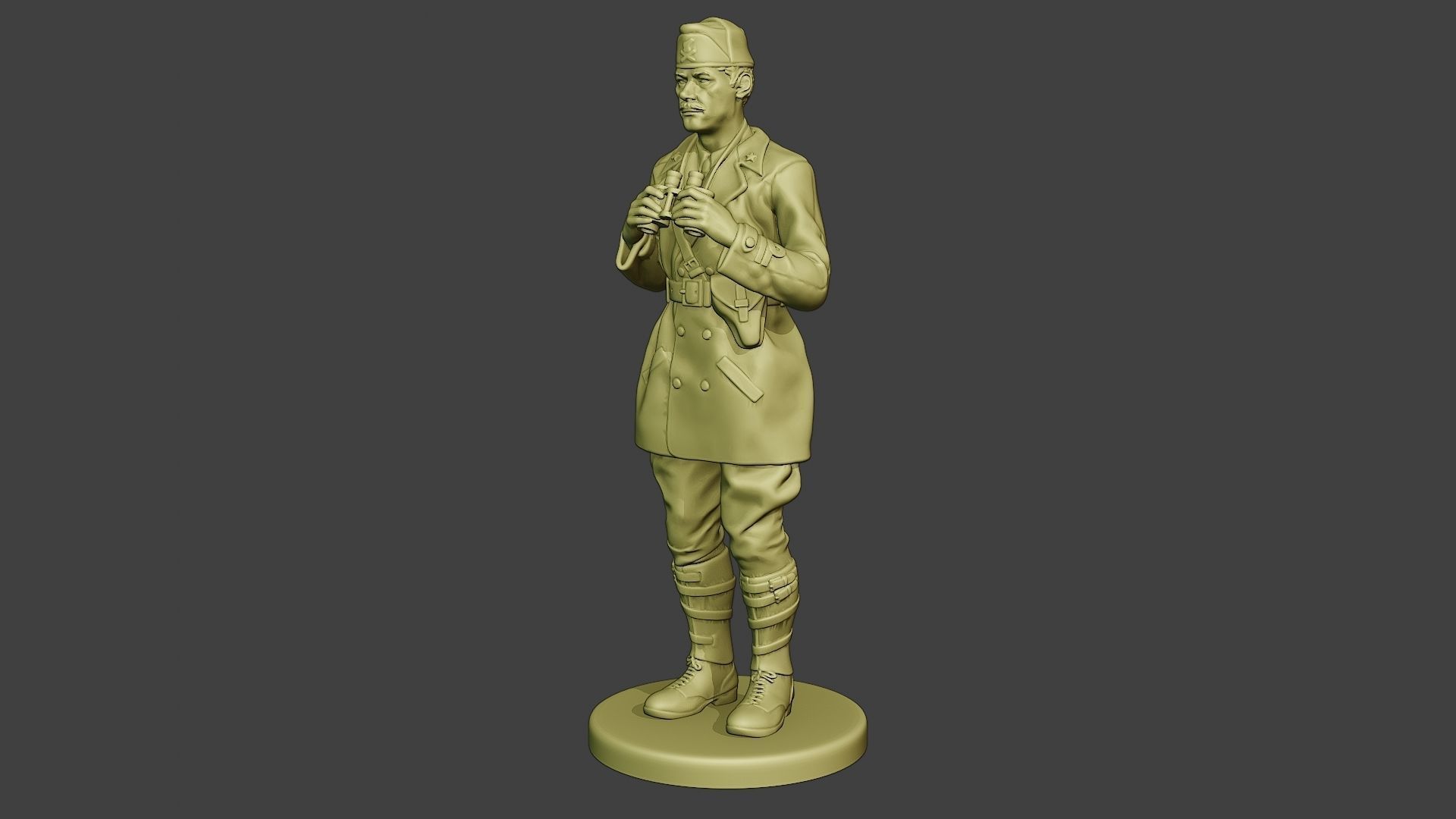 Italian Tank Crew Unit ww2 Action2 ITCU1 3D print model_2
