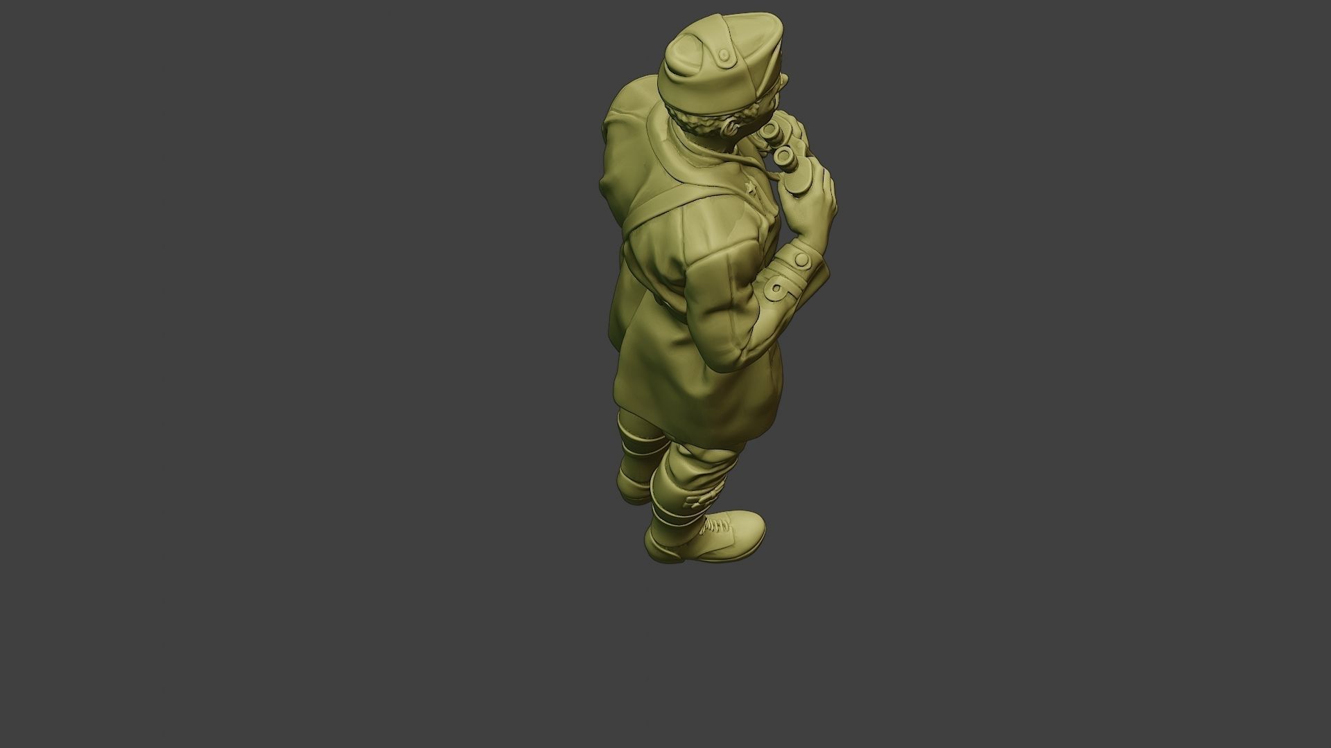 Italian Tank Crew Unit ww2 Action2 ITCU1 3D print model_23