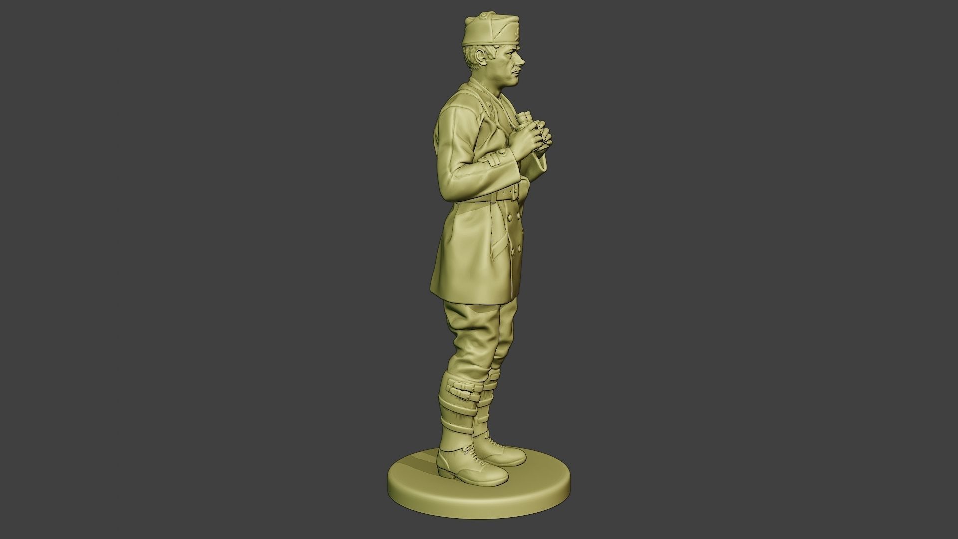Italian Tank Crew Unit ww2 Action2 ITCU1 3D print model_9