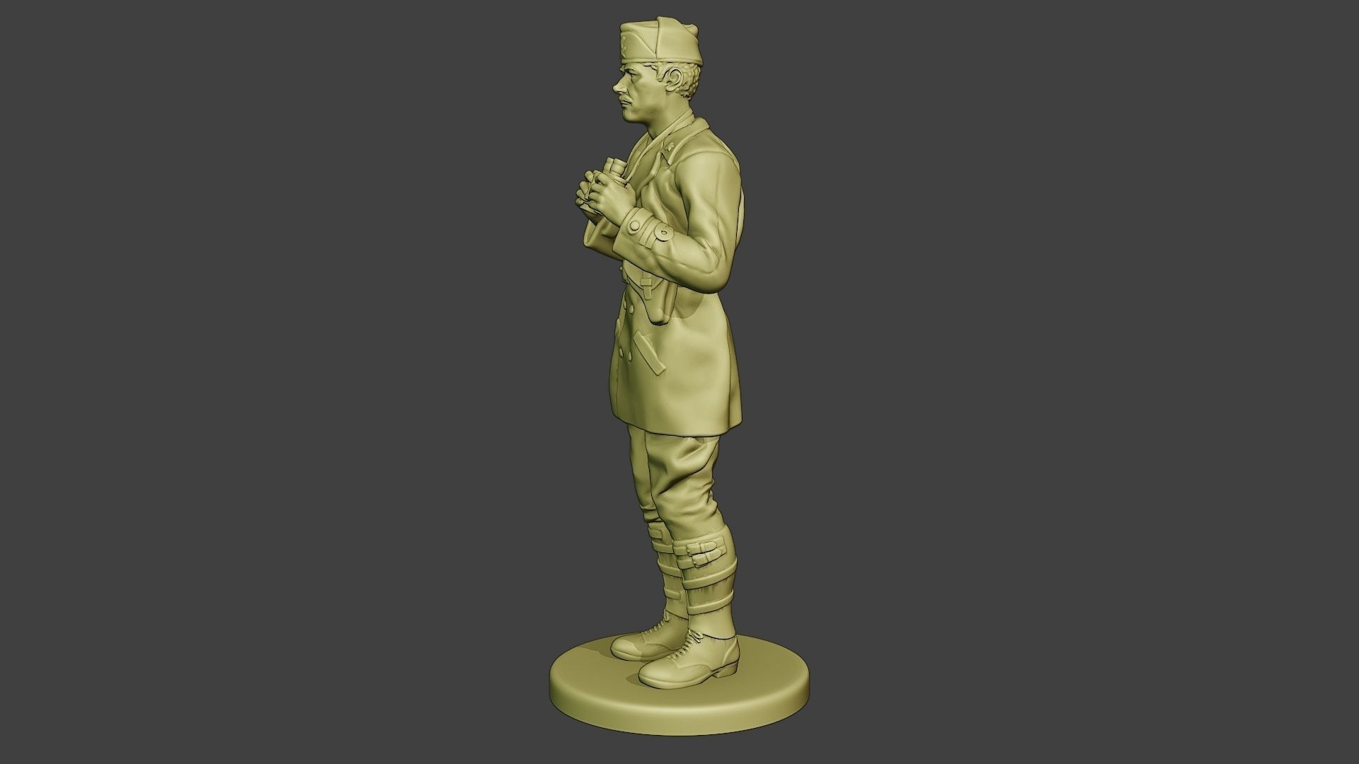 Italian Tank Crew Unit ww2 Action2 ITCU1 3D print model_3
