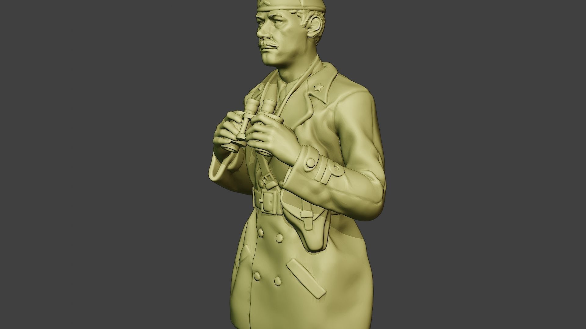 Italian Tank Crew Unit ww2 Action2 ITCU1 3D print model_18