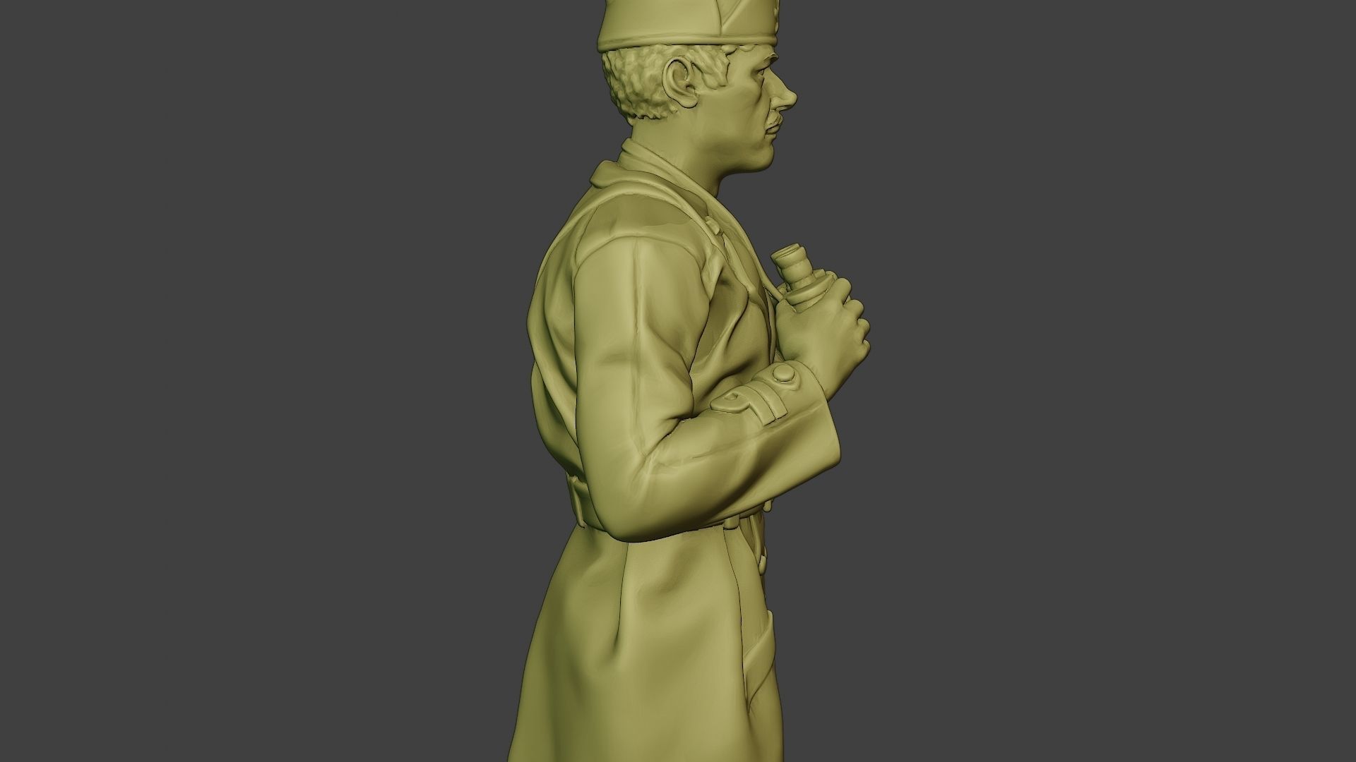 Italian Tank Crew Unit ww2 Action2 ITCU1 3D print model_20