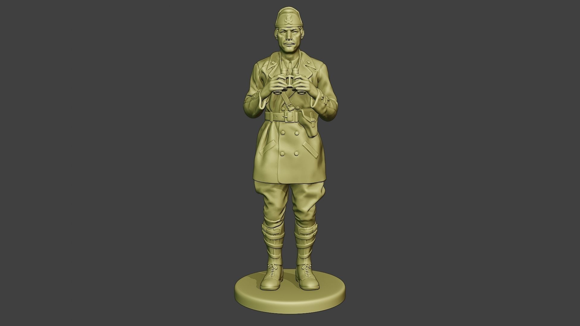 Italian Tank Crew Unit ww2 Action2 ITCU1 3D print model_11
