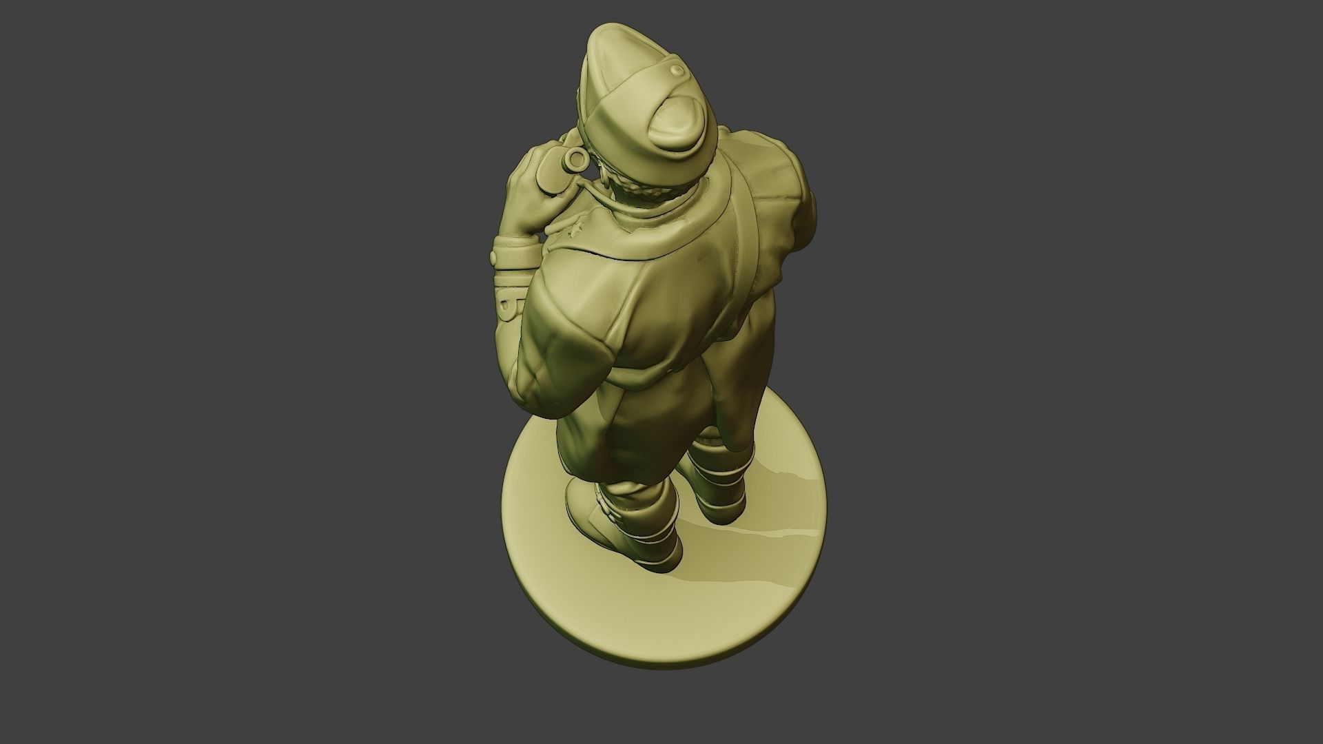 Italian Tank Crew Unit ww2 Action2 ITCU1 3D print model_16