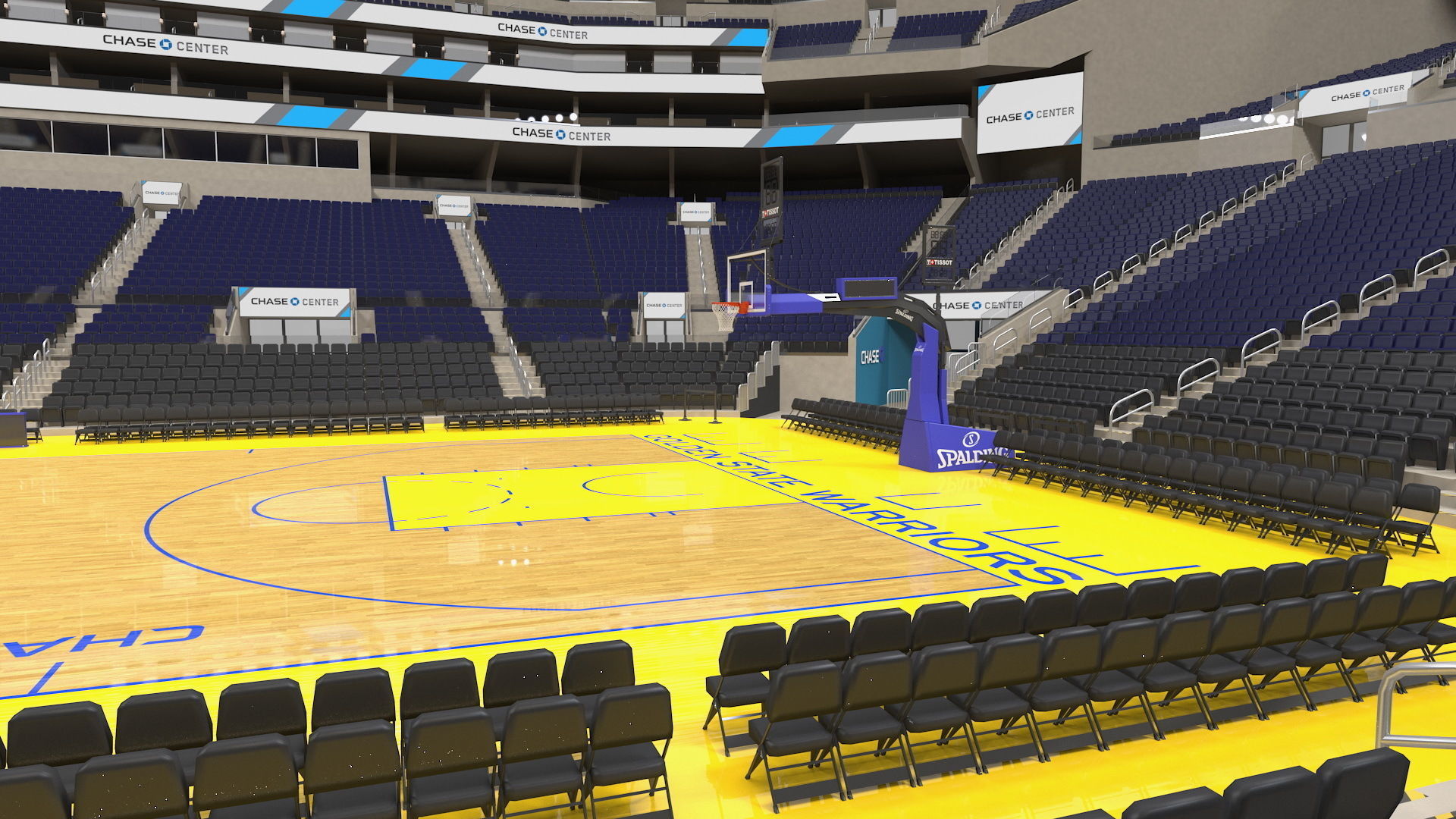 Chase Center Basketball Indoor Arena 3D model_8
