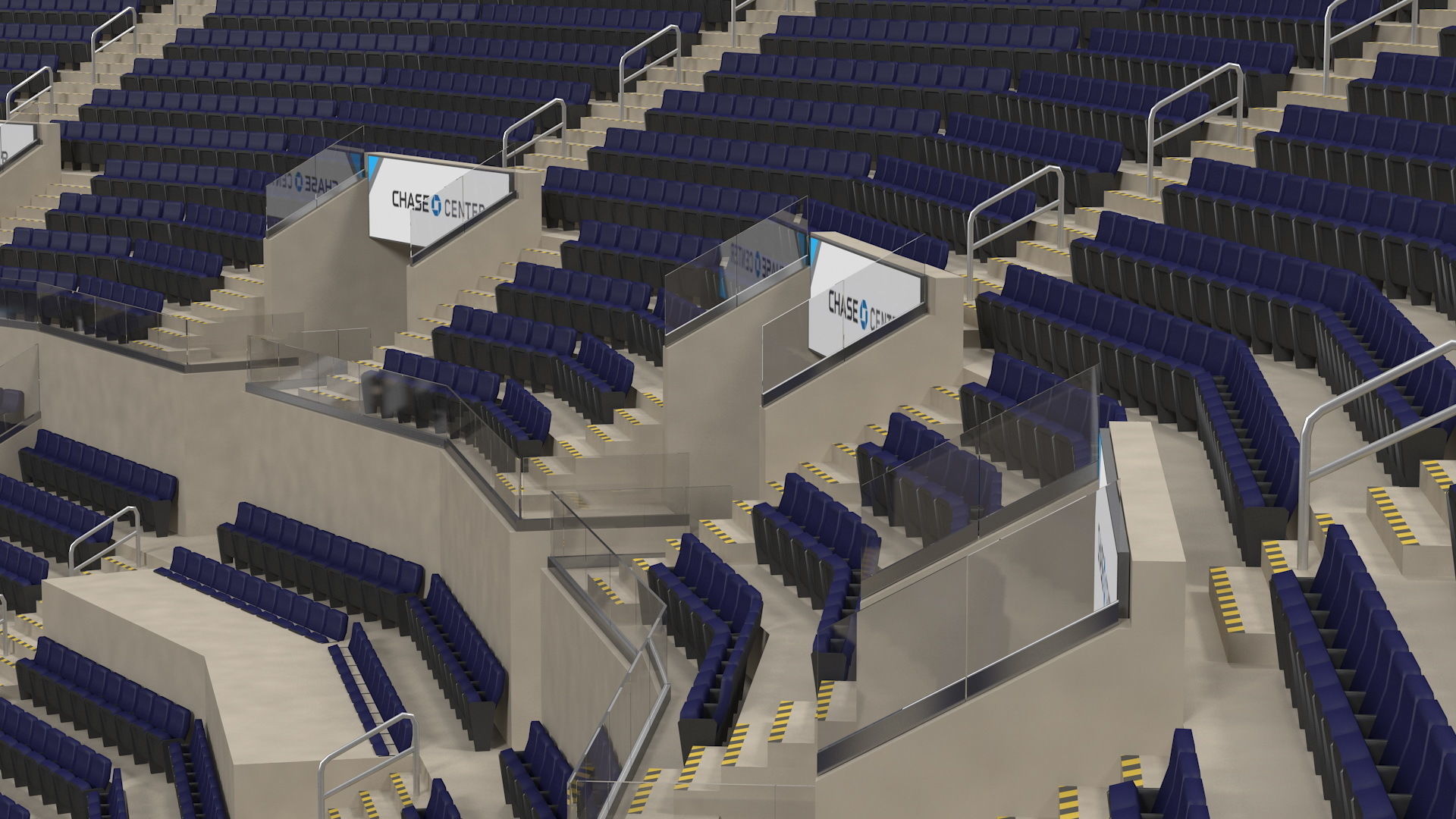 Chase Center Basketball Indoor Arena 3D model_14