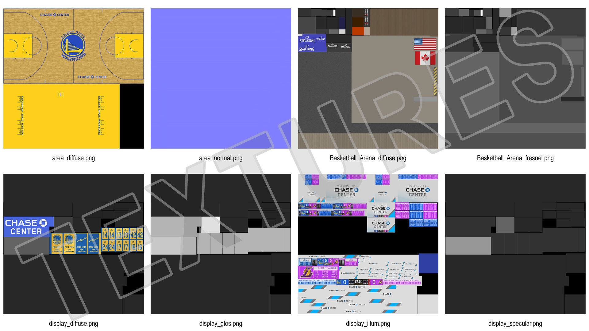 Chase Center Basketball Indoor Arena 3D model_26