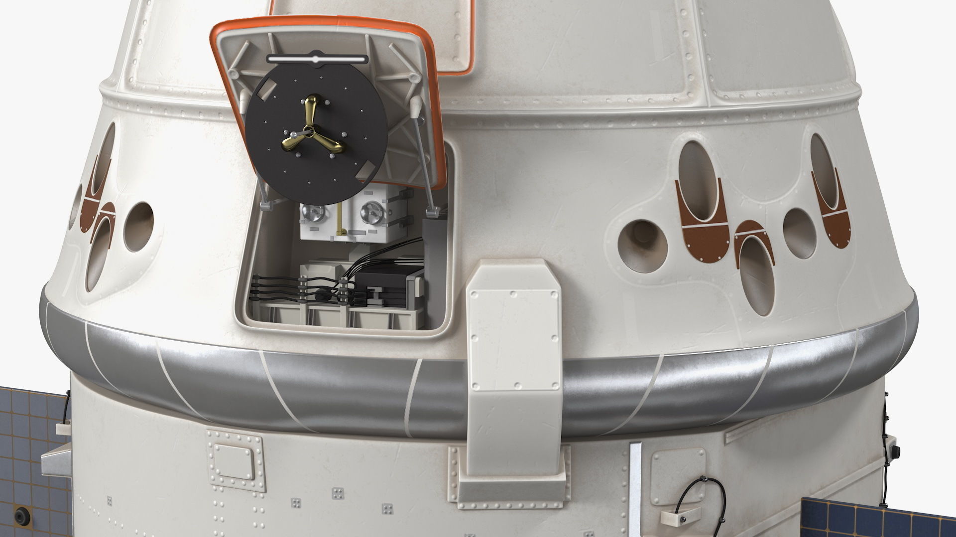 ISS Module Dragon 3D model_11