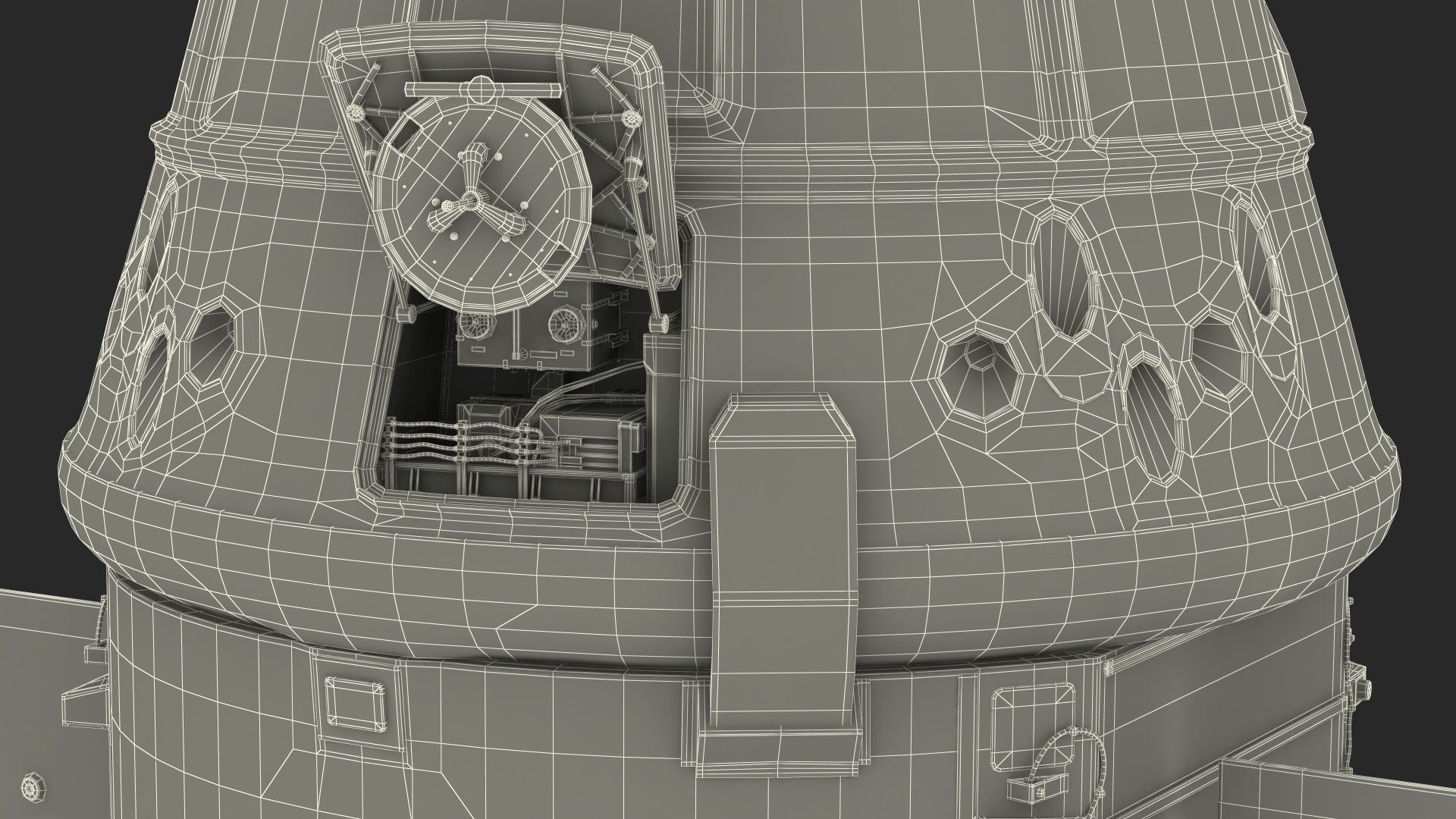 ISS Module Dragon 3D model_29