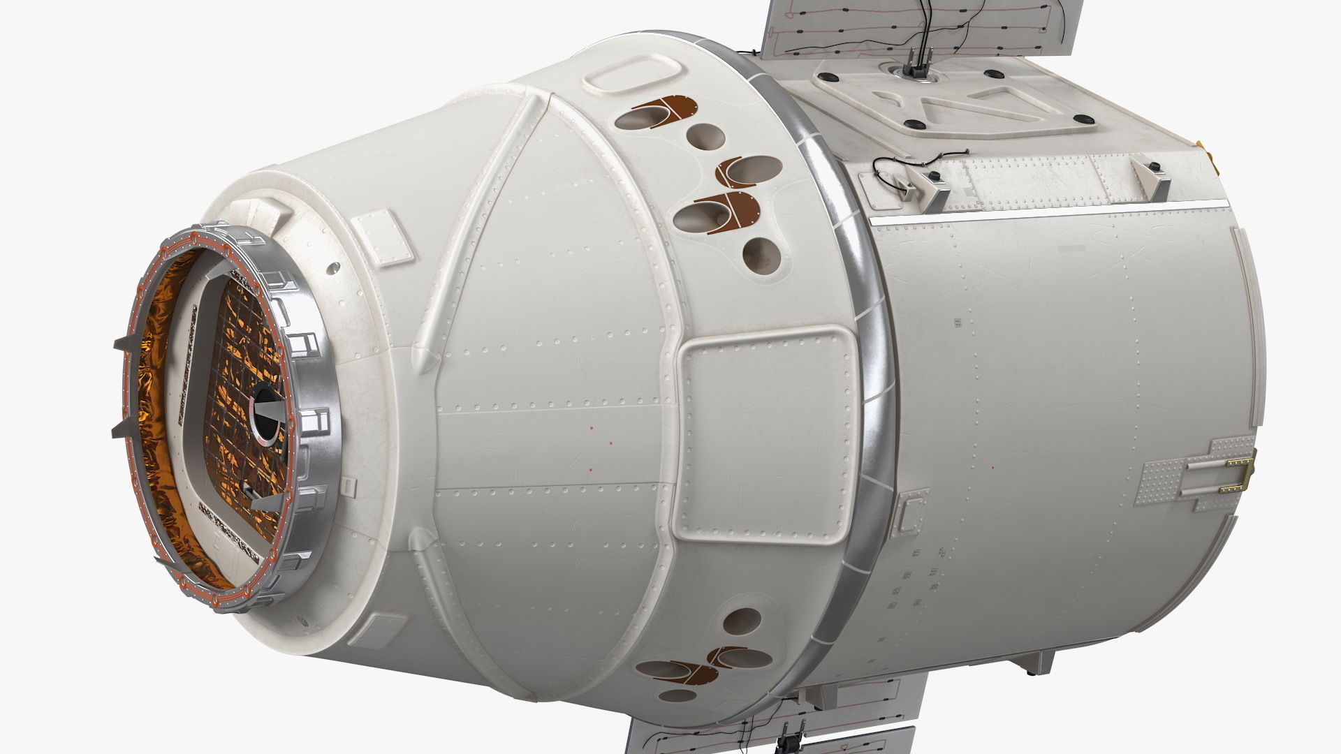 ISS Module Dragon 3D model_9