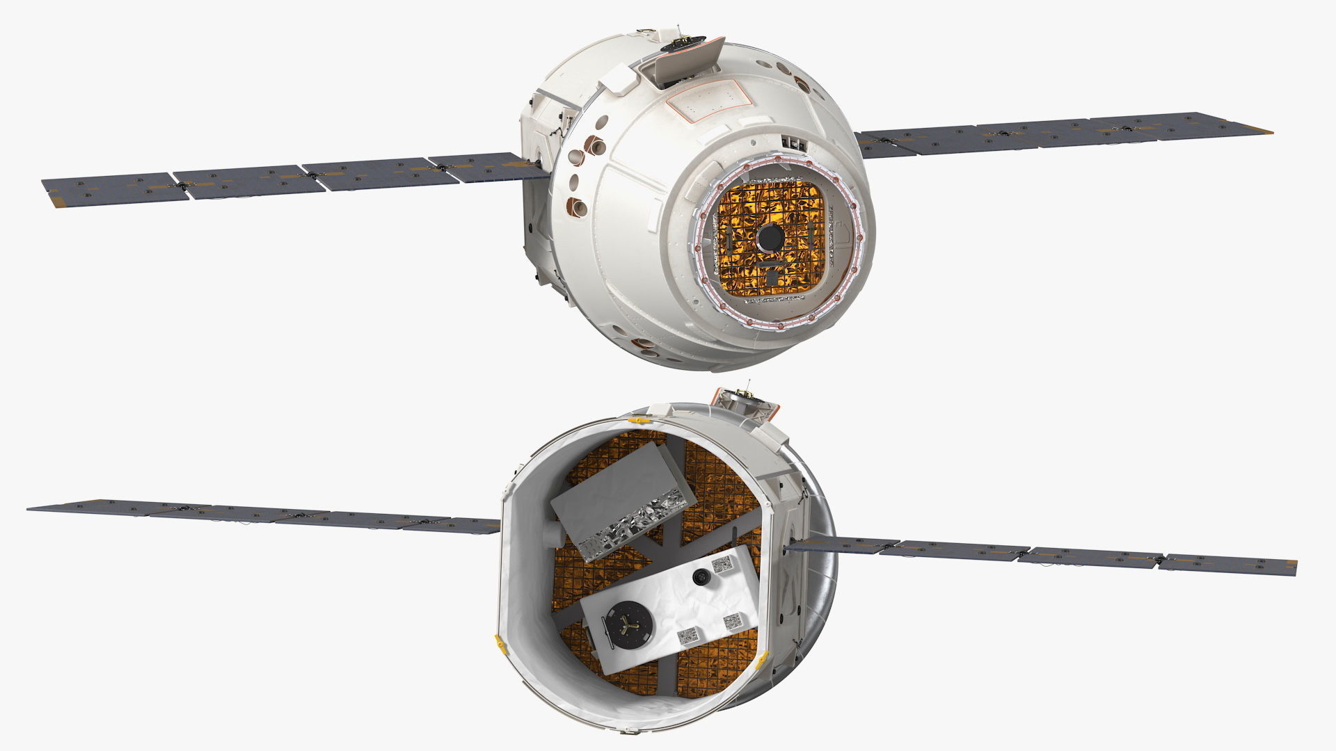 ISS Module Dragon 3D model_5