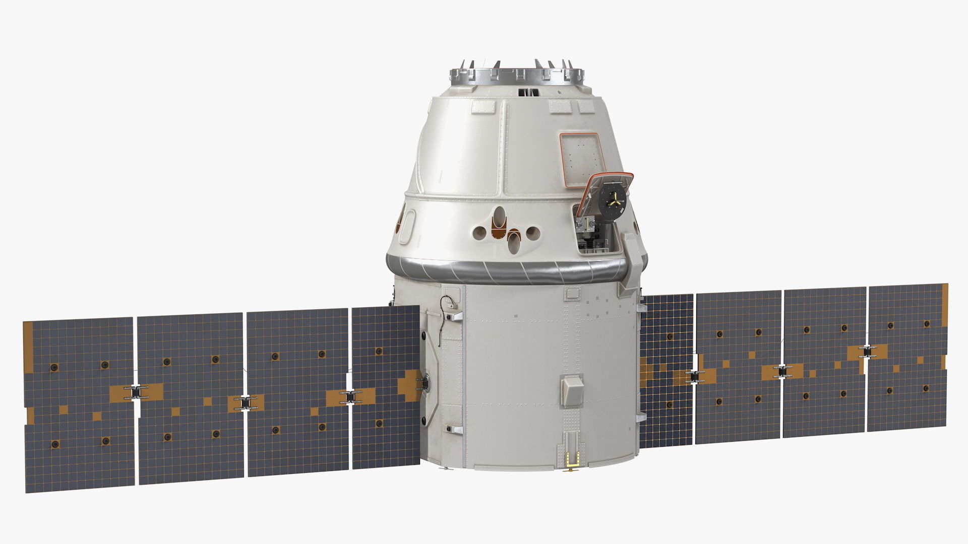 ISS Module Dragon 3D model_7