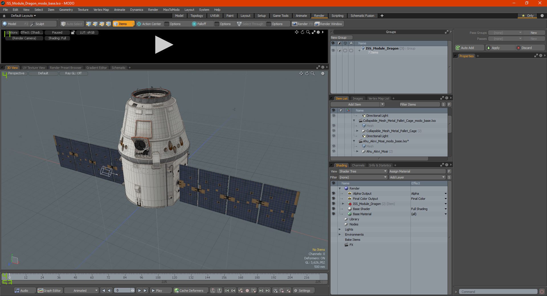 ISS Module Dragon 3D model_26
