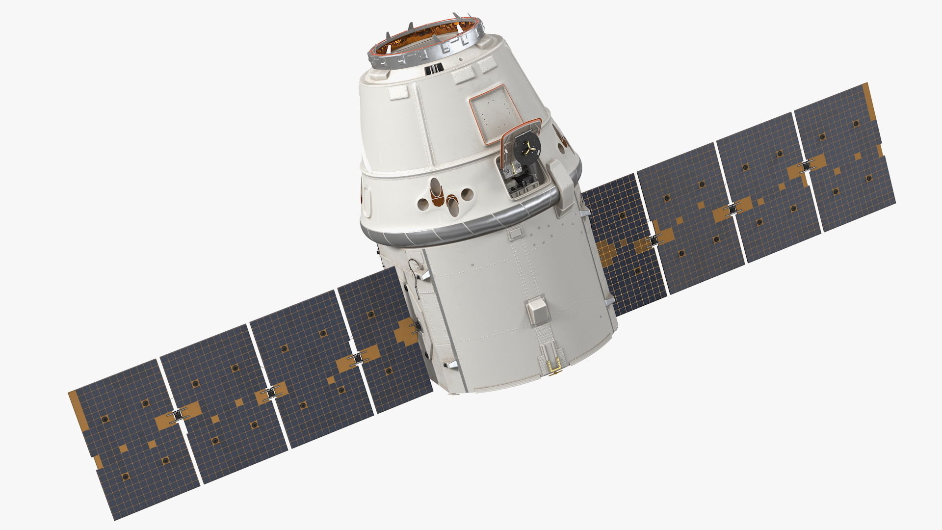 ISS Module Dragon 3D model_6