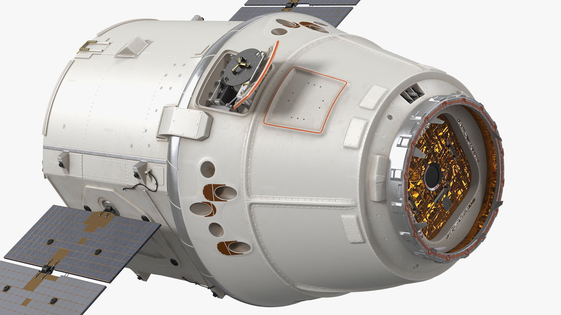ISS Module Dragon 3D model_10