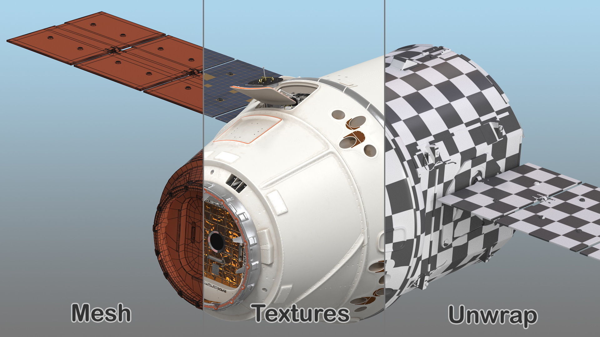 ISS Module Dragon 3D model_17