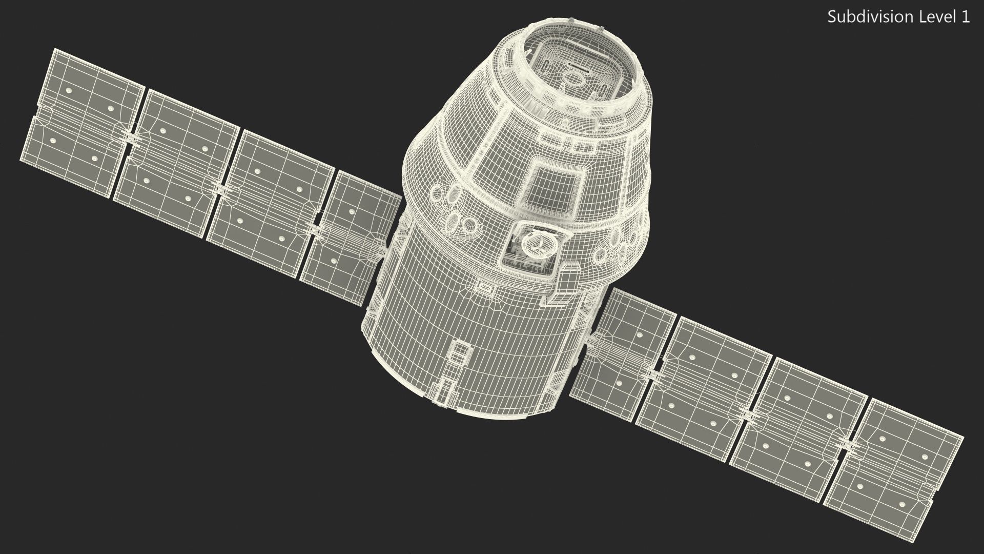 ISS Module Dragon 3D model_19