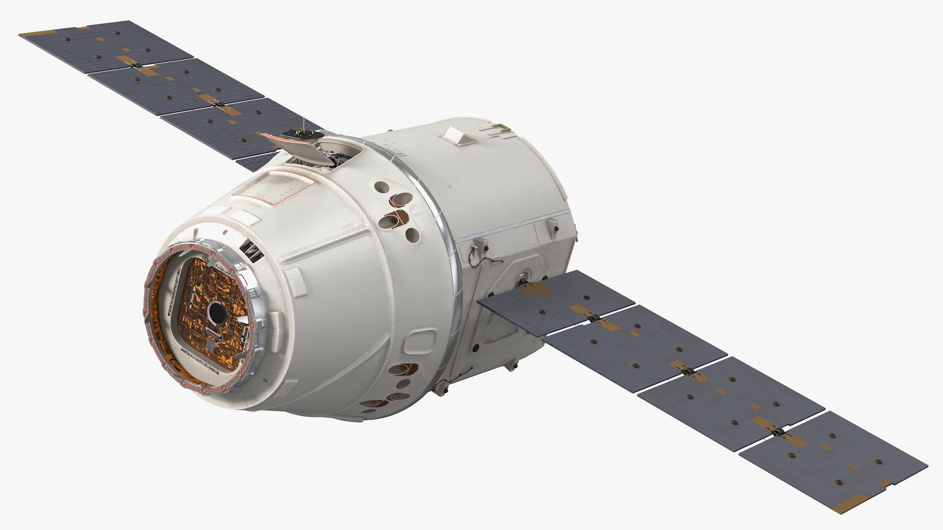 ISS Module Dragon 3D model_4