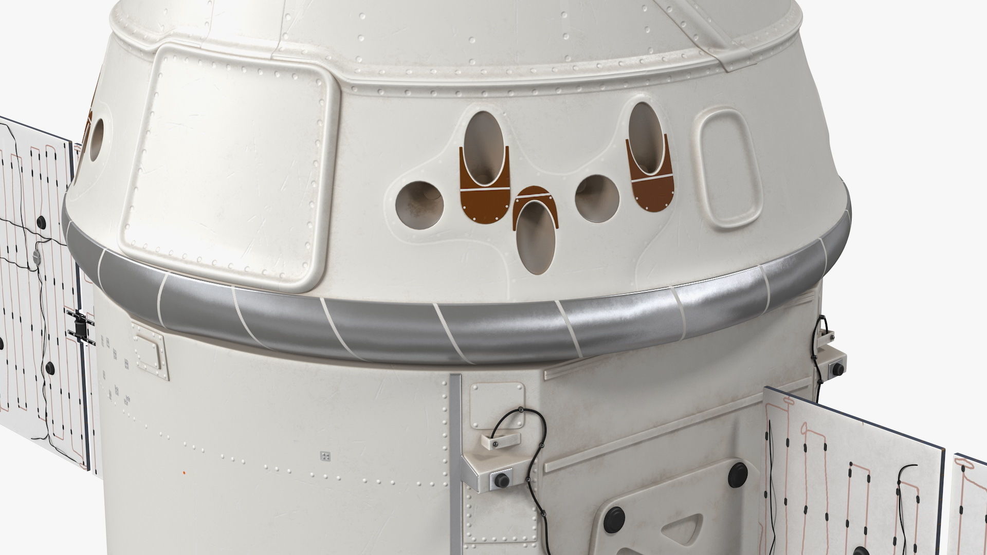 ISS Module Dragon 3D model_12