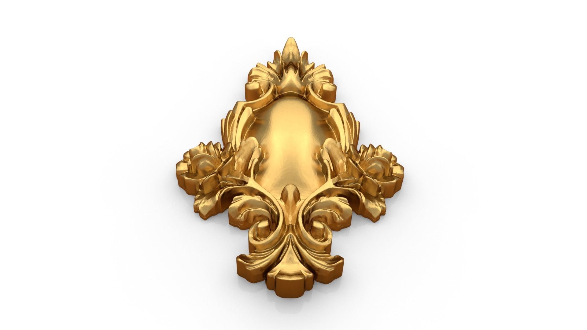 Classic decor ornament 28 3D print model_3