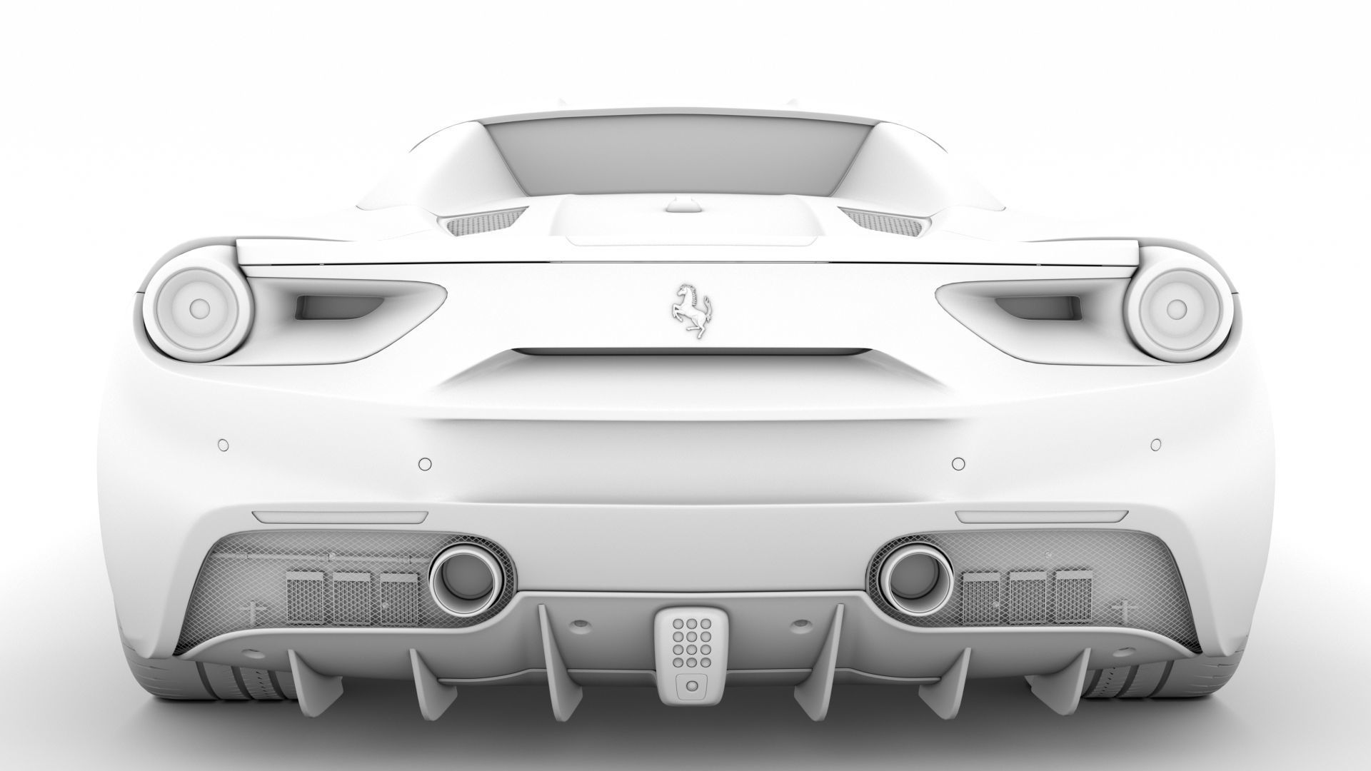 Ferrari 488 Spider Sleek Beauty 2018 3D model_27